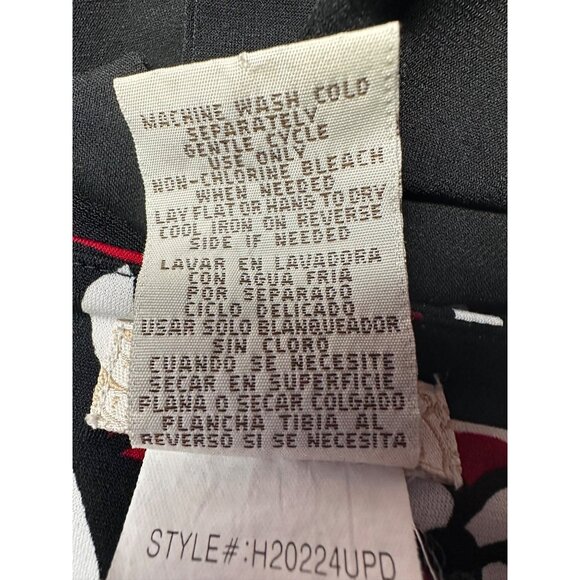 Vintage Y2K Speechless BabyDoll Top Large Black Red White Punk Fairy Grunge - Picture 8 of 9